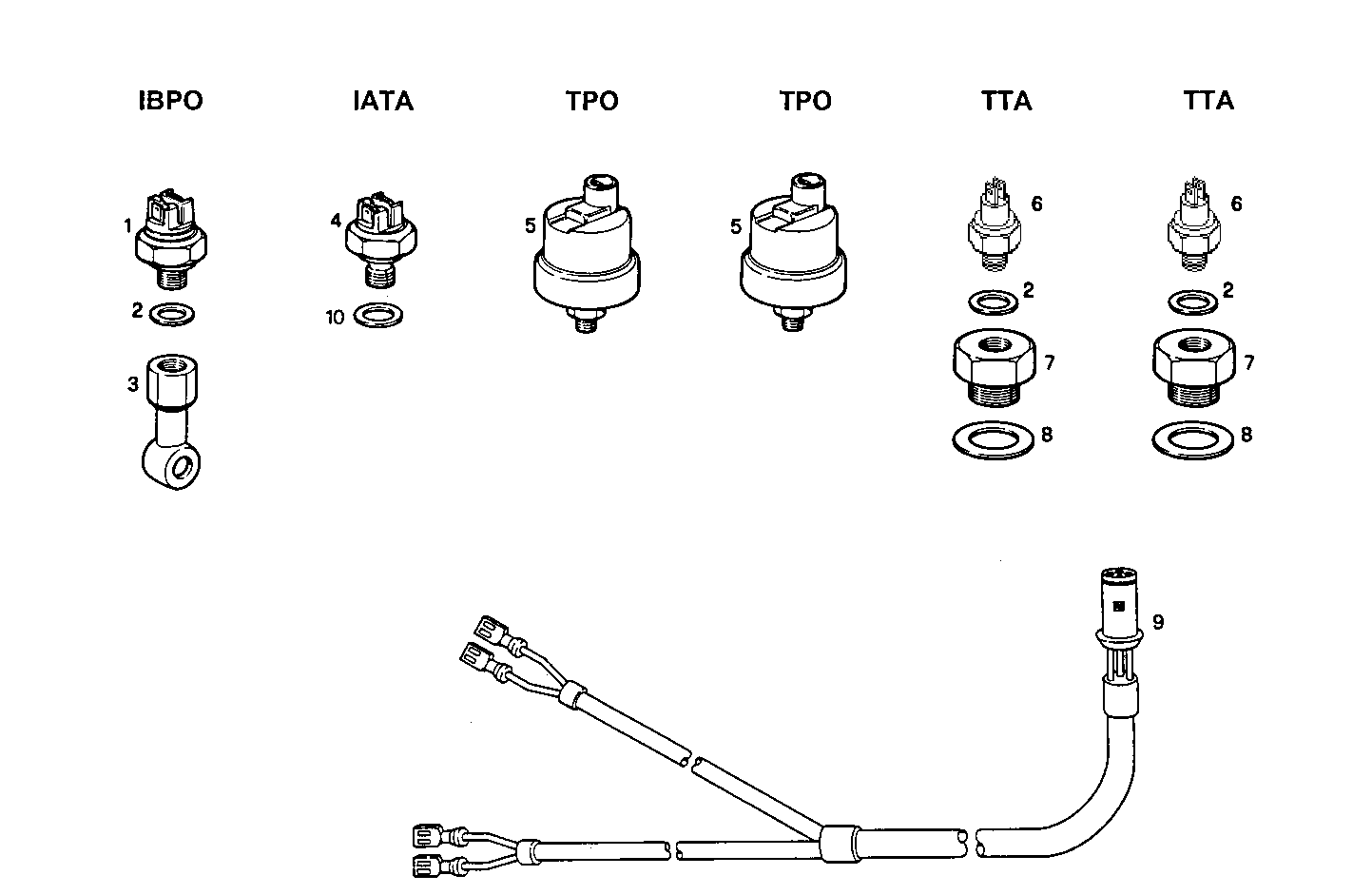 Iveco/FPT SENDER UNITS FOR INSTRUMENTS