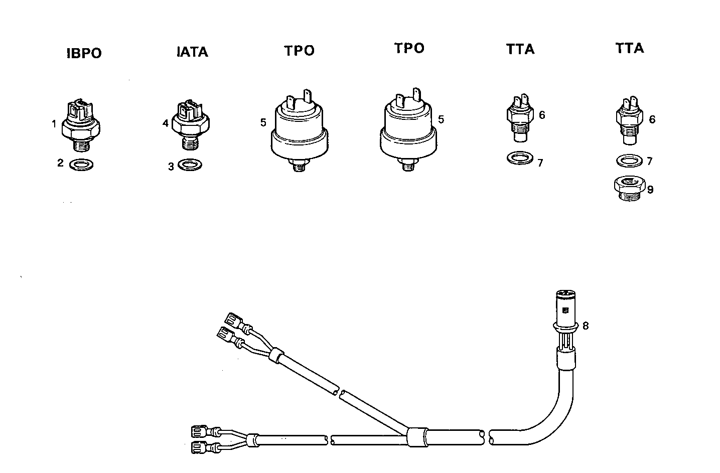 Iveco/FPT SENDER UNITS FOR INSTRUMENTS