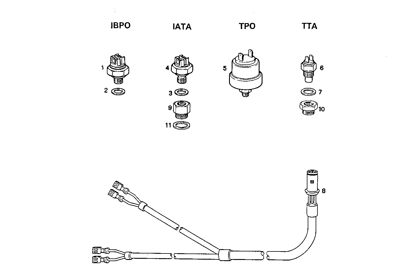 Iveco/FPT SENDER UNITS FOR INSTRUMENTS