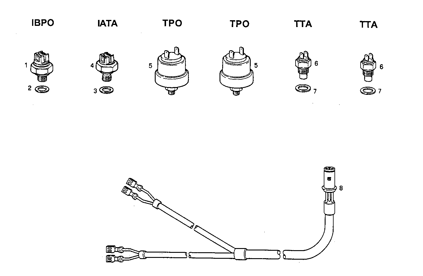 Iveco/FPT SENDER UNITS FOR INSTRUMENTS