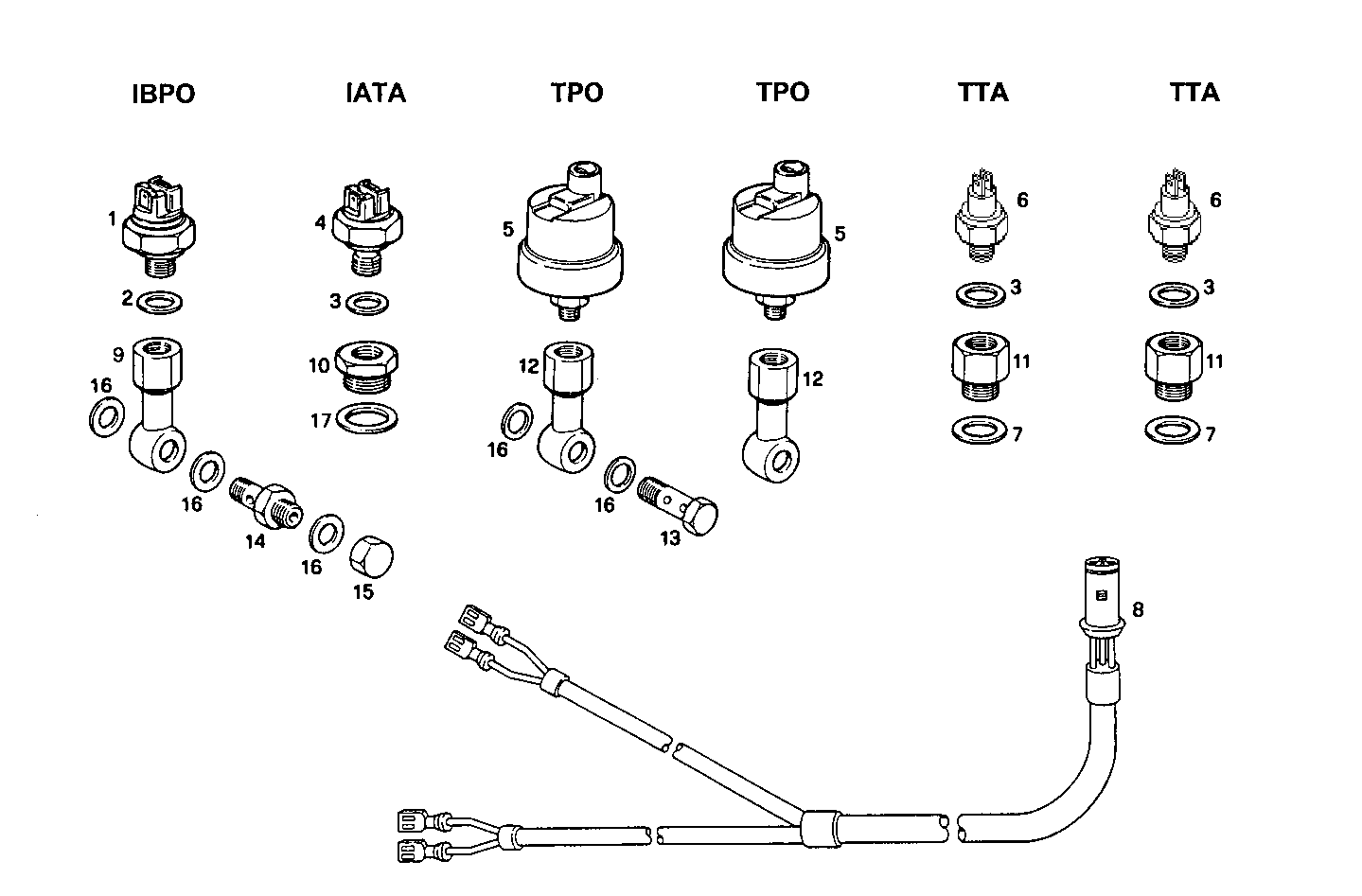 Iveco/FPT SENDER UNITS FOR INSTRUMENTS