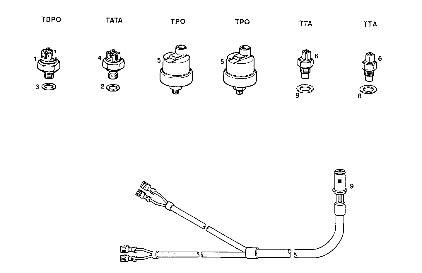 Iveco/FPT SENDER UNITS FOR INSTRUMENTS