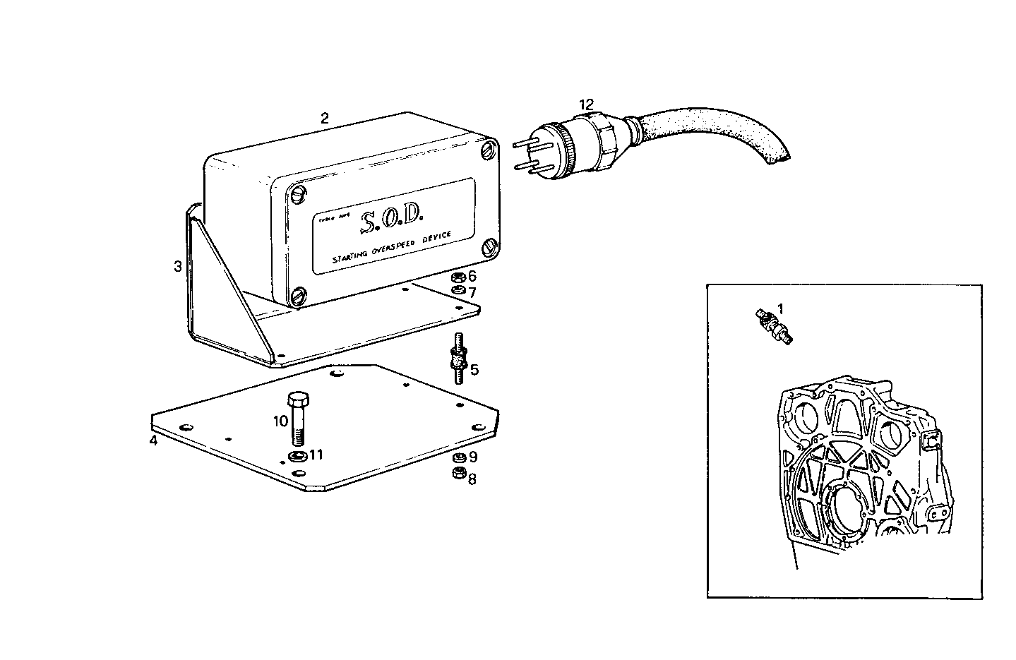 Iveco/FPT OVERSPEED DEVICE 24V AT MAX RPM