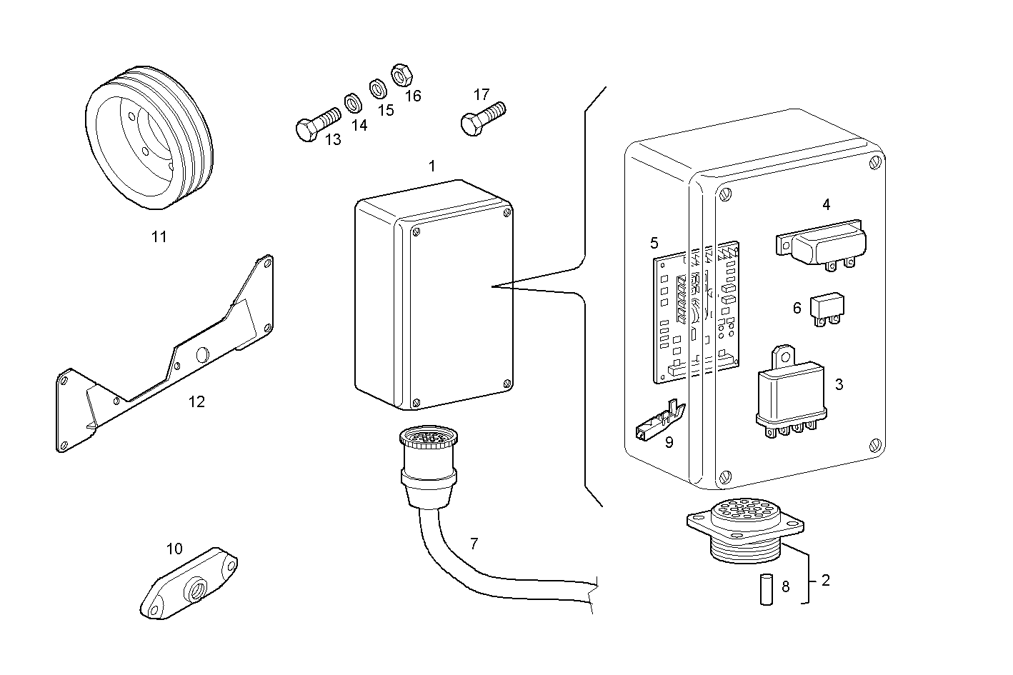 Iveco/FPT OVERSPEED DEVICE 24V AT MAX RPM