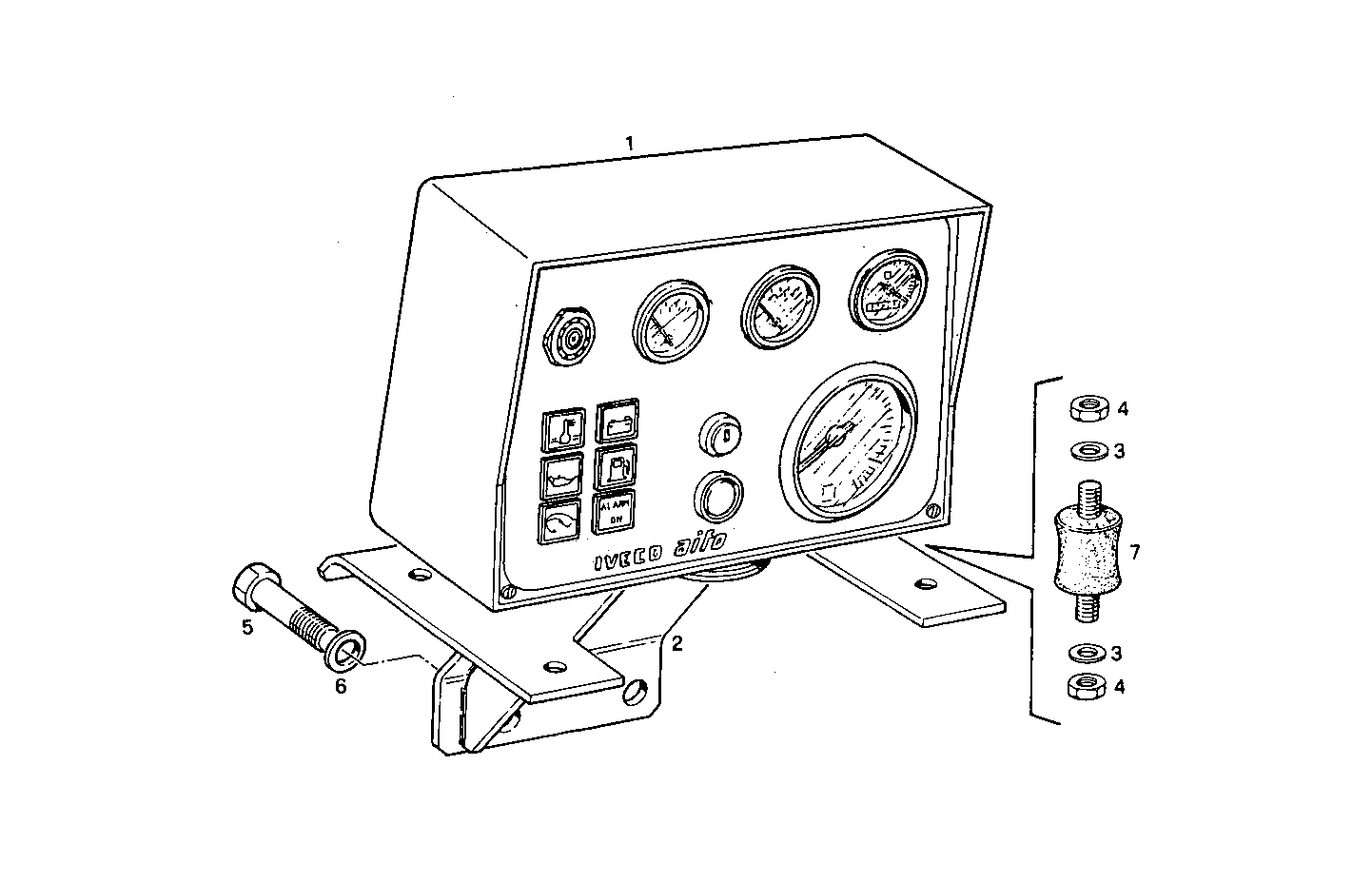 Iveco/FPT ELECTRIC INSTRUMENTS PANEL