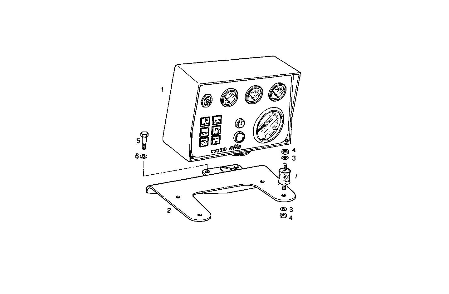 Iveco/FPT ELECTRIC INSTRUMENTS PANEL