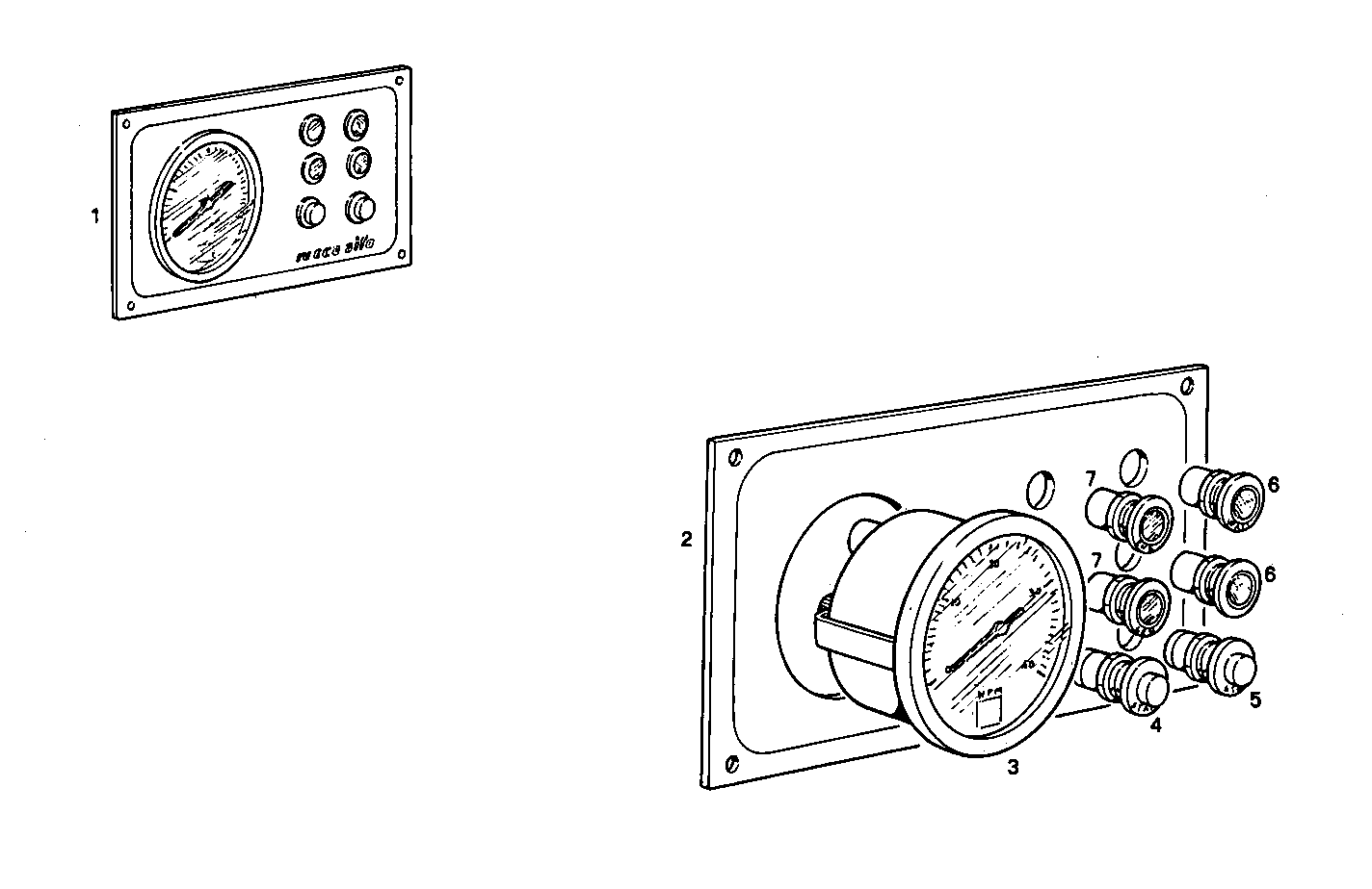 Iveco/FPT DASH PANEL - 12/24V - VDO