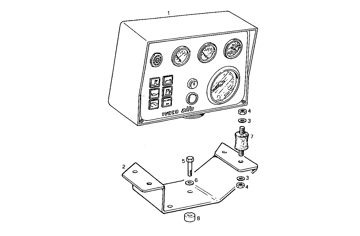 Iveco/FPT ELECTRIC INSTRUMENTS PANEL