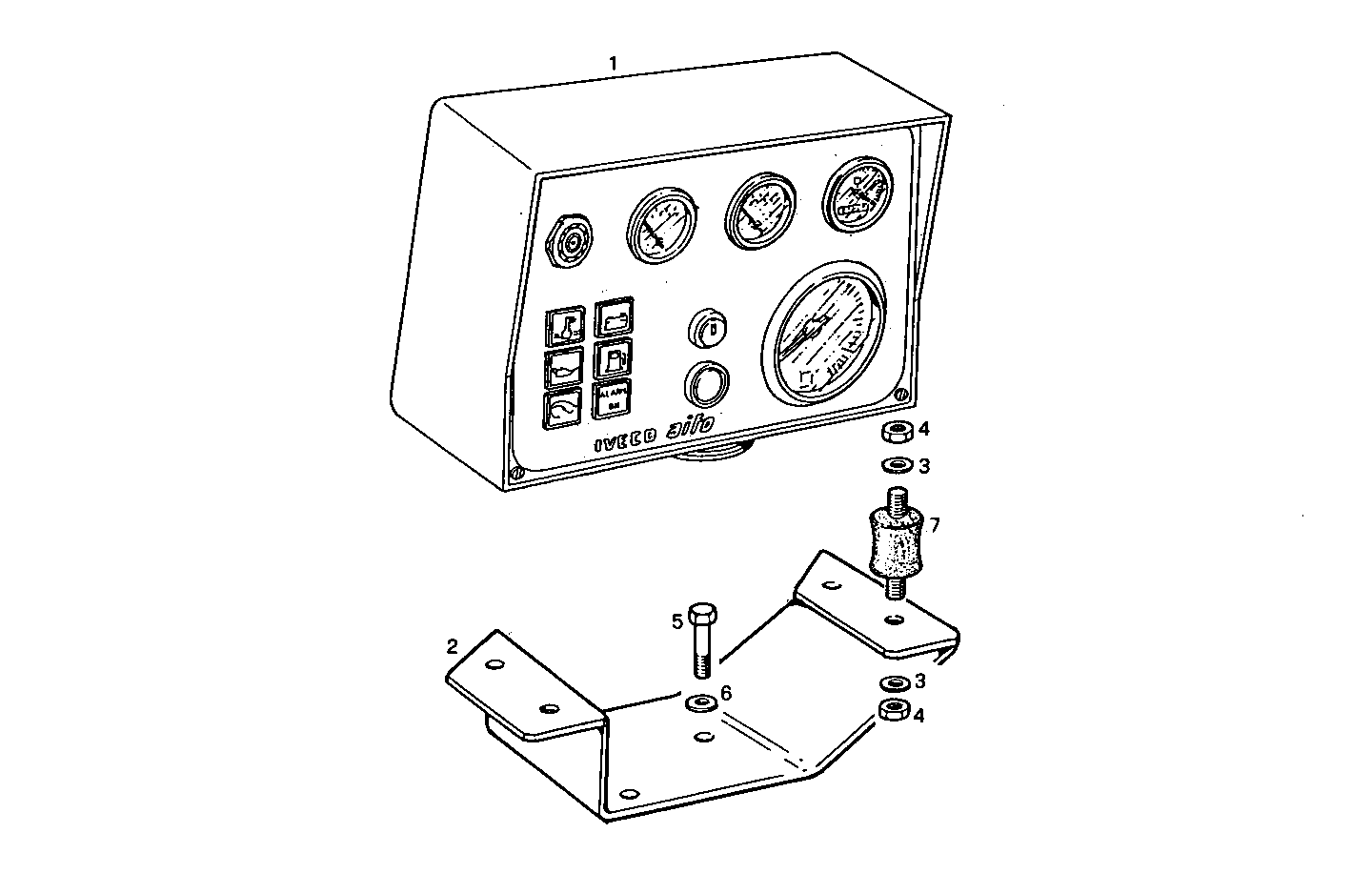 Iveco/FPT ELECTRIC INSTRUMENTS PANEL