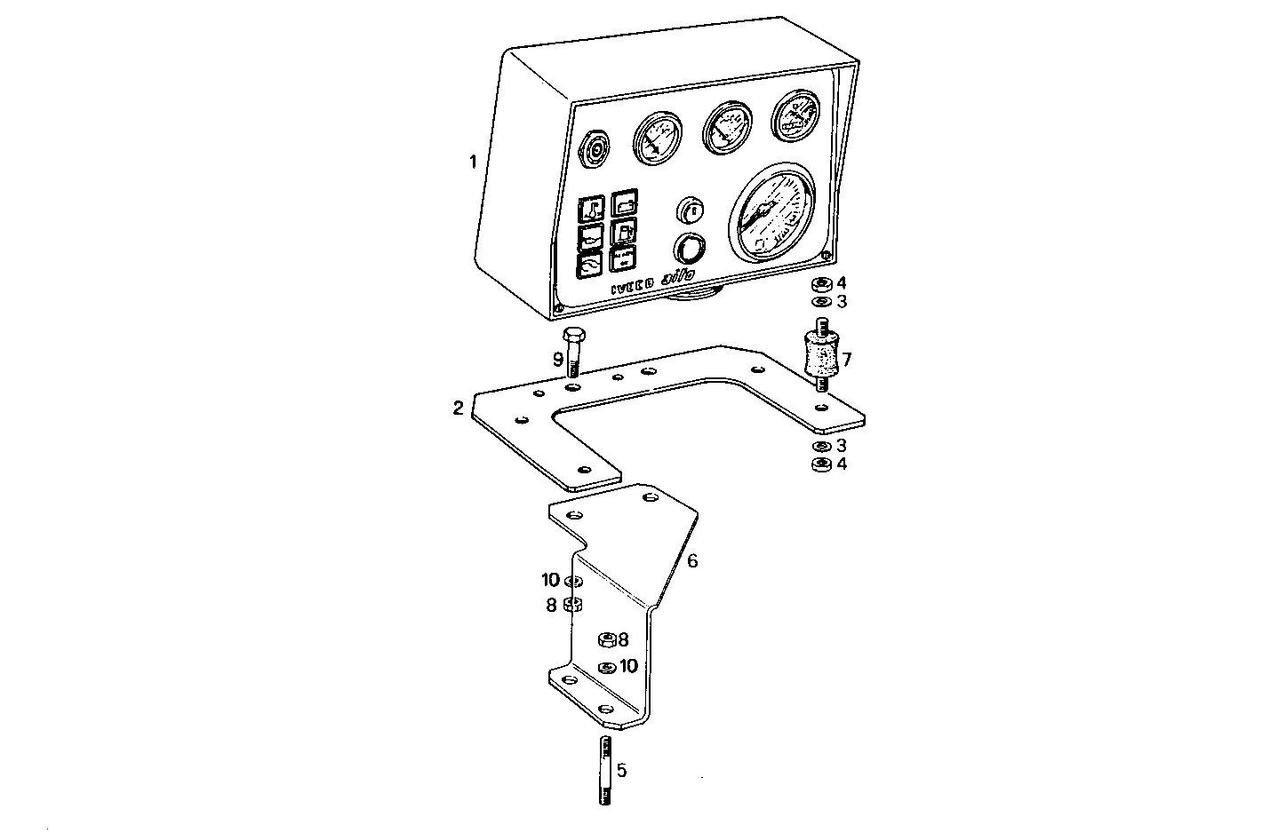 Iveco/FPT ELECTRIC INSTRUMENTS PANEL