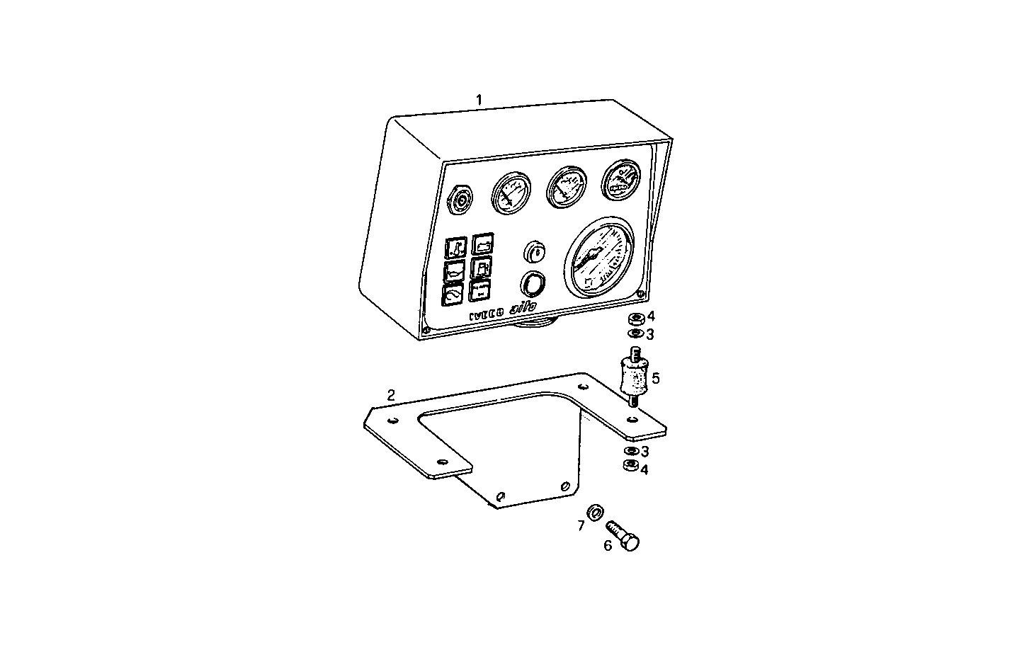 Iveco/FPT ELECTRIC INSTRUMENTS PANEL