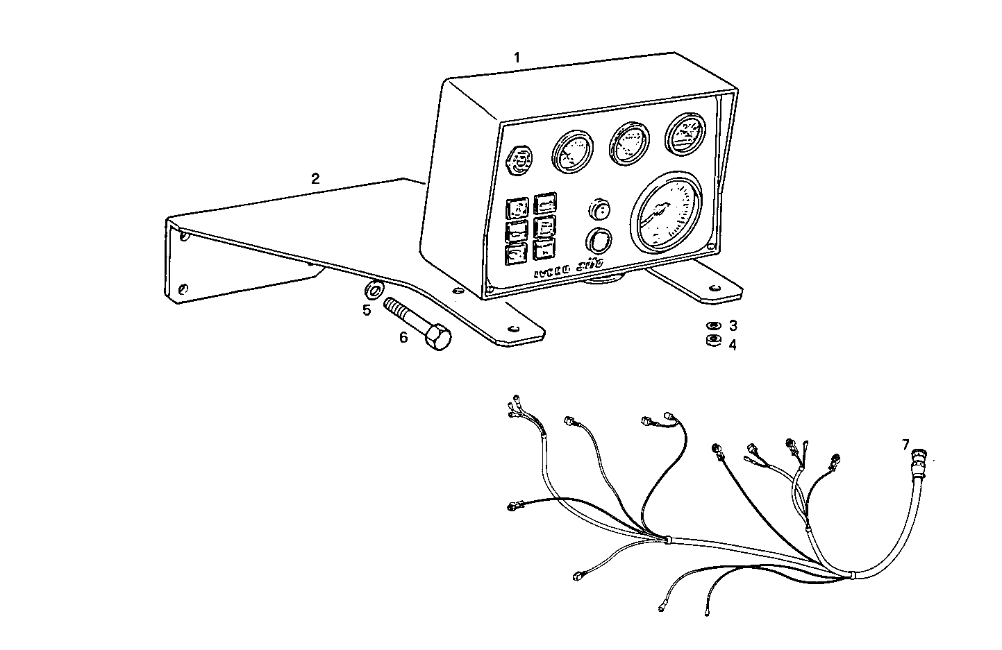 Iveco/FPT ELECTRIC INSTRUMENTS PANEL