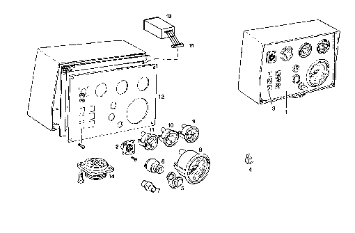 Iveco/FPT ELECTRIC INSTRUMENTS PANEL