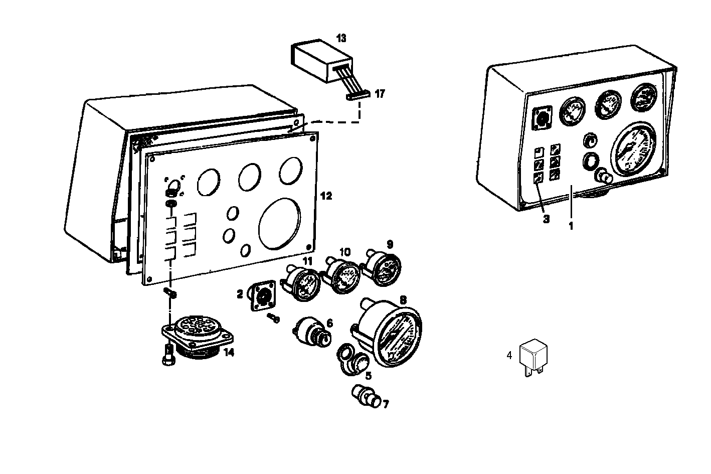 Iveco/FPT ELECTRIC INSTRUMENTS PANEL