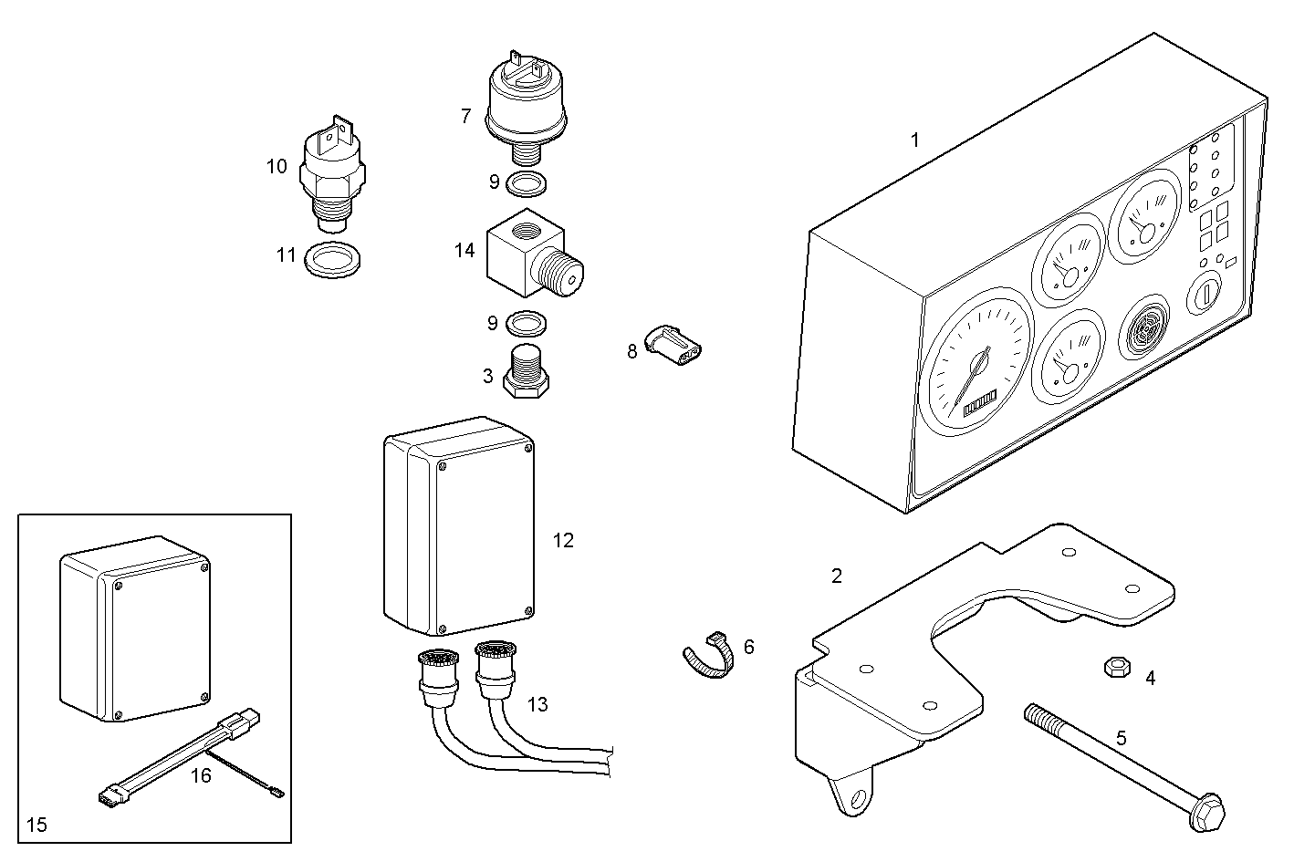 Iveco/FPT MANUAL CONTROL BOARD