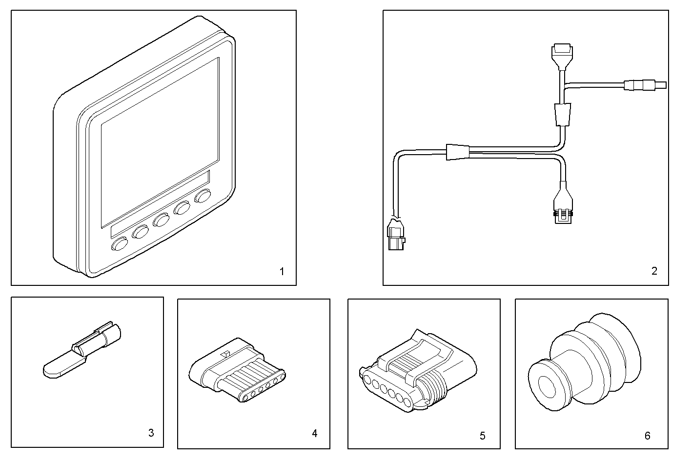 Iveco/FPT DIGITAL PANEL 12/24V