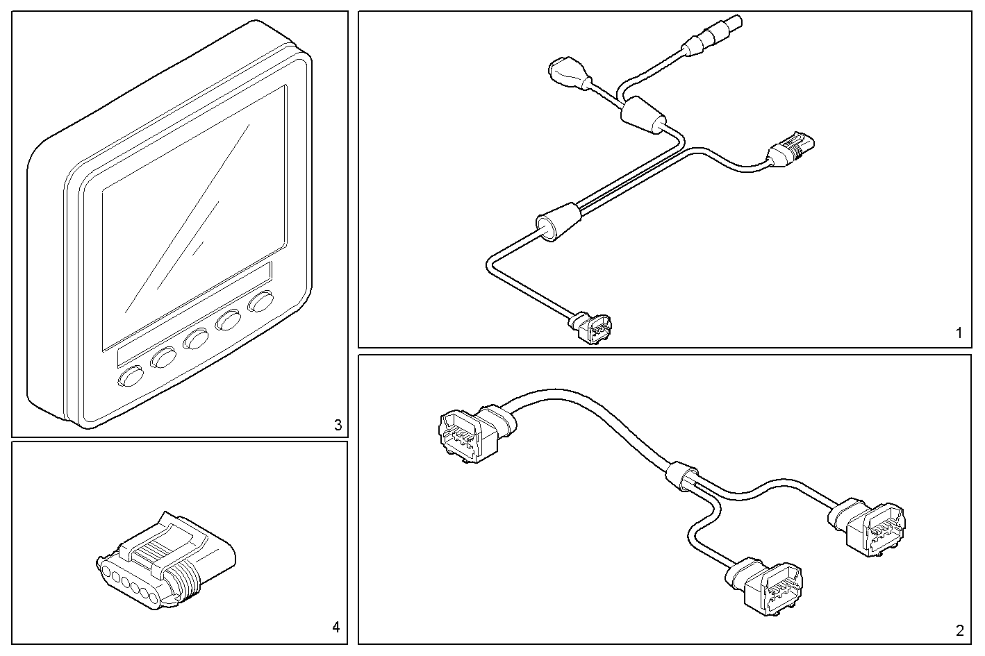 Iveco/FPT DIGITAL PANEL 12/24V