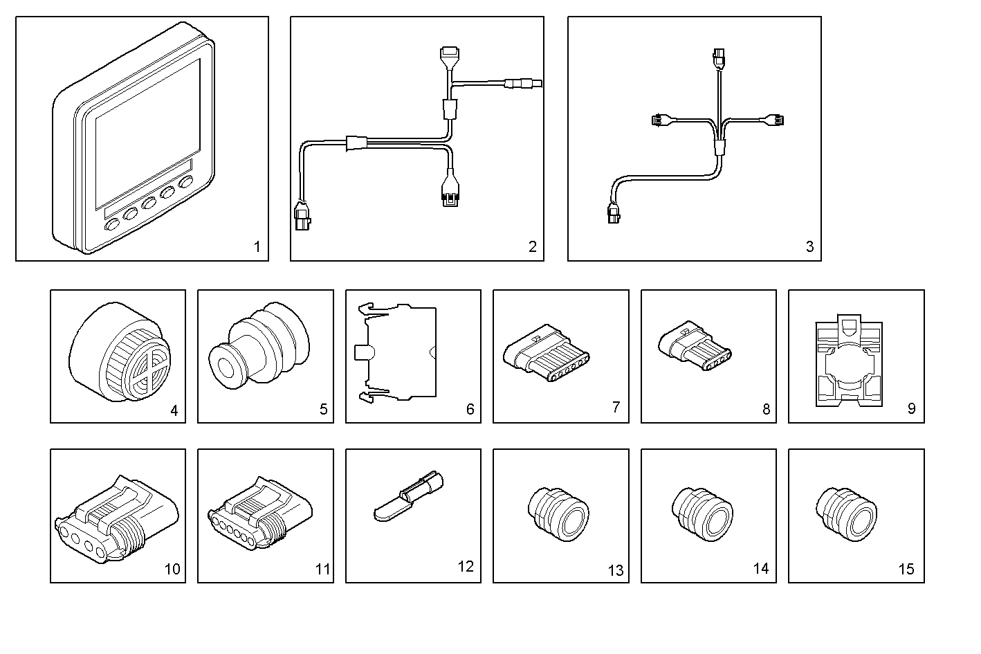 Iveco/FPT DIGITAL PANEL 12/24V