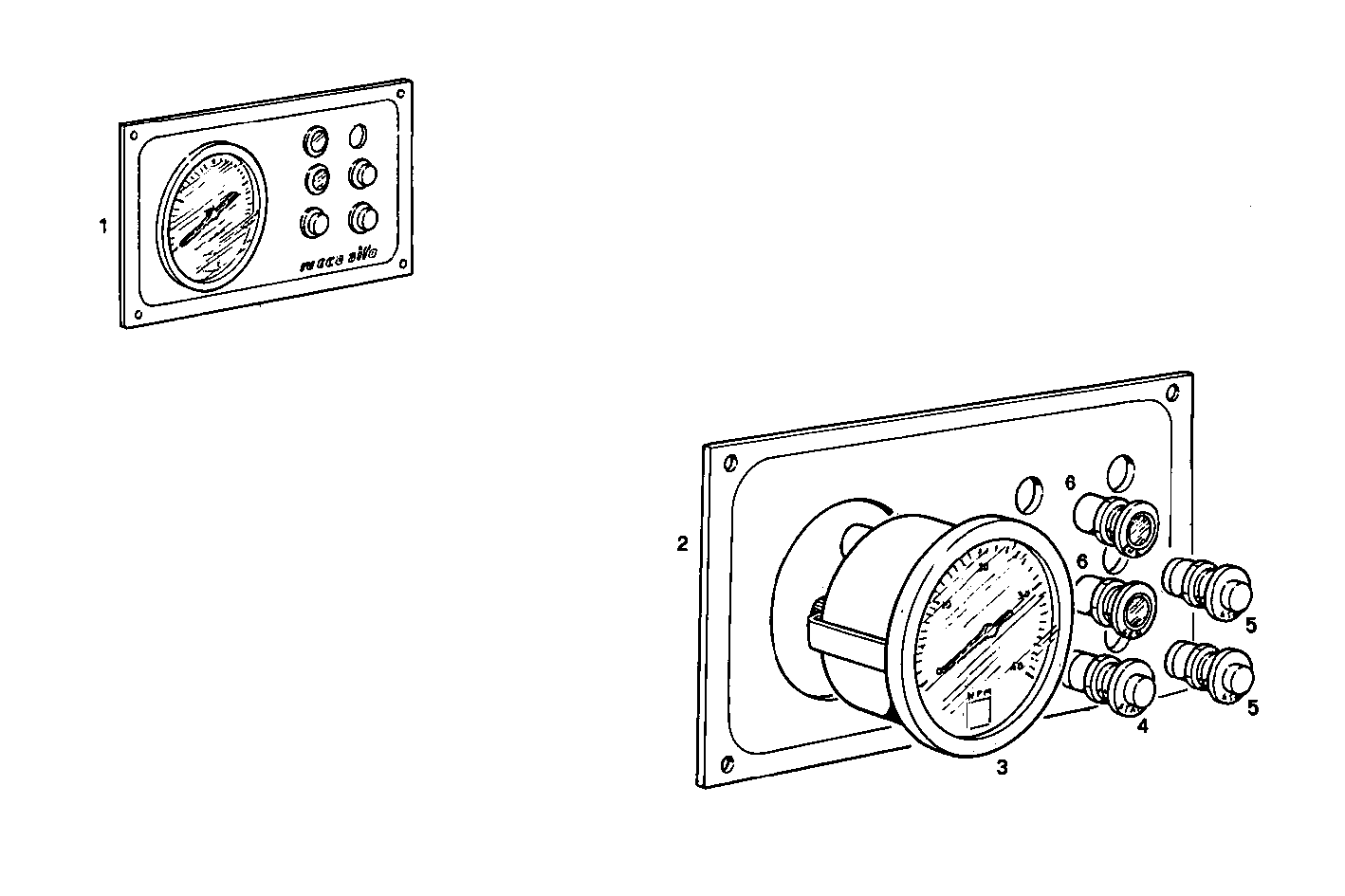 Iveco/FPT ELECTRIC INSTRUMENTS PANEL