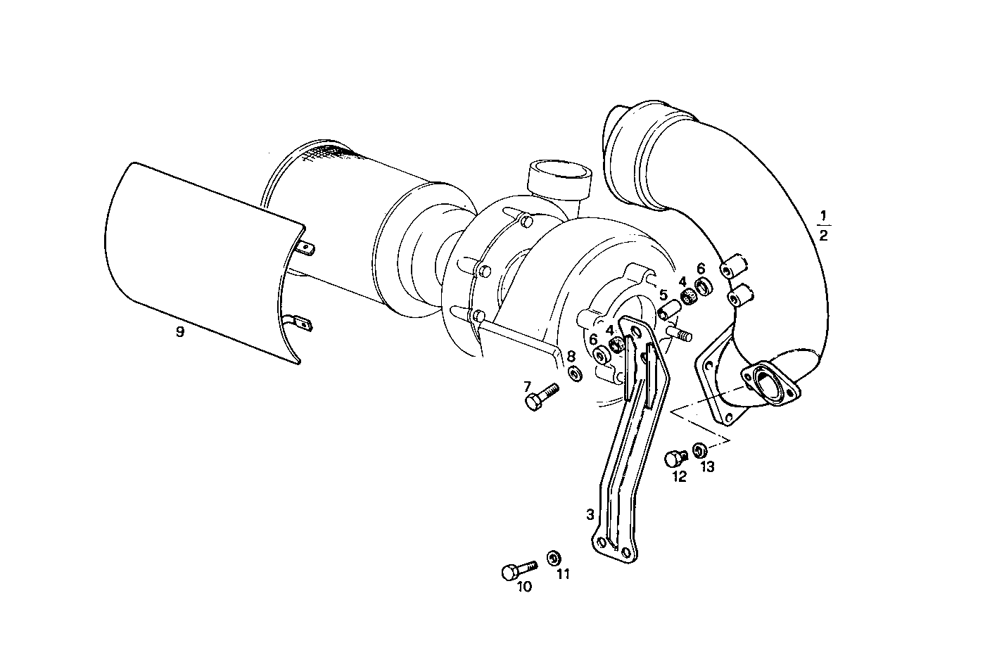 Iveco/FPT GAS-WATER MIXER WITH STERN OUTLET