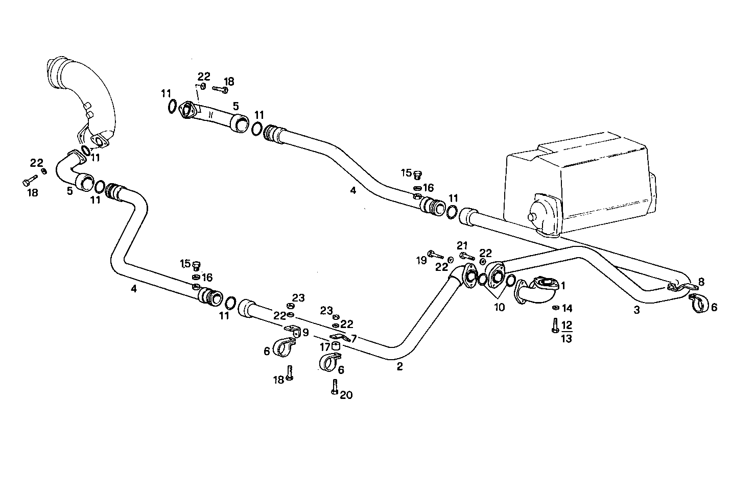 Iveco/FPT GAS-WATER MIXER WITH STERN OUTLET