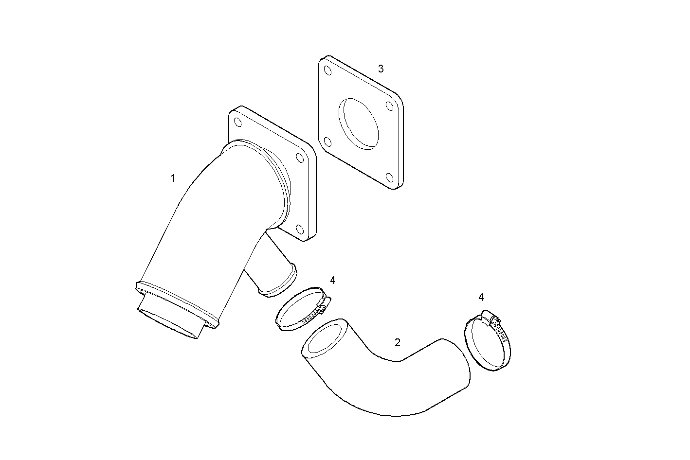 Iveco/FPT GAS-WATER MIXER WITH STERN OUTLET