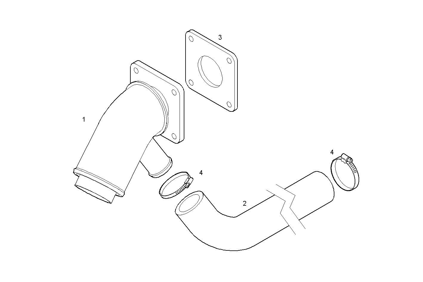 Iveco/FPT GAS-WATER MIXER WITH STERN OUTLET