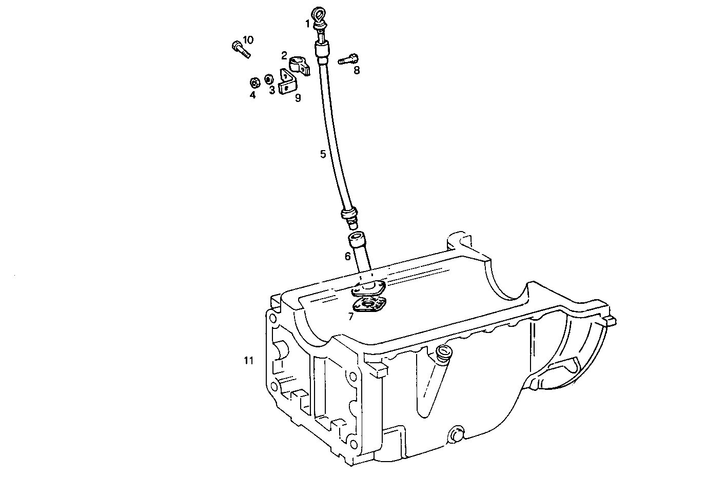 Iveco/FPT LONG OIL DIPSTICK RIGHT SIDE