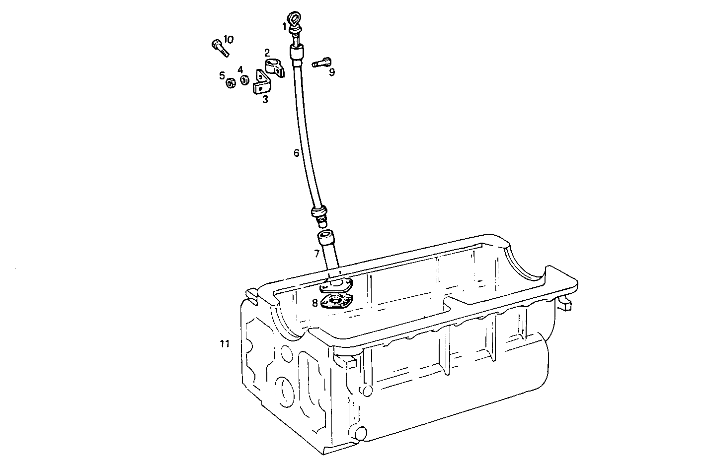 Iveco/FPT LONG OIL DIPSTICK RIGHT SIDE