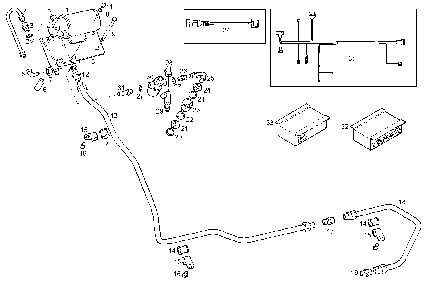 Iveco/FPT ENGINE PRE-LUBRIC./EXTR. OIL PUMP