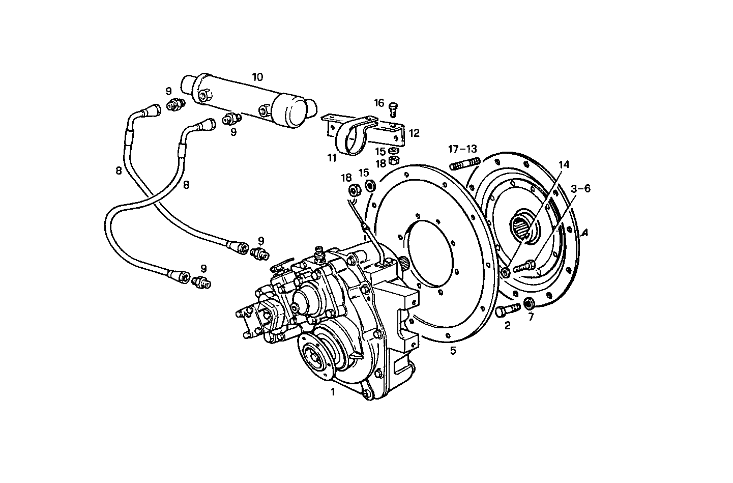 Iveco/FPT MARINE GEAR TWIN DISC MG 502-1 (ang. 10º)