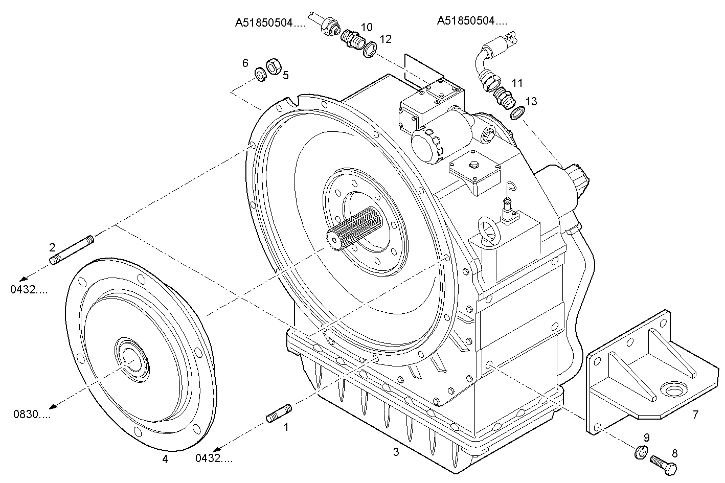 Iveco/FPT MARINE GEAR ZF 350A