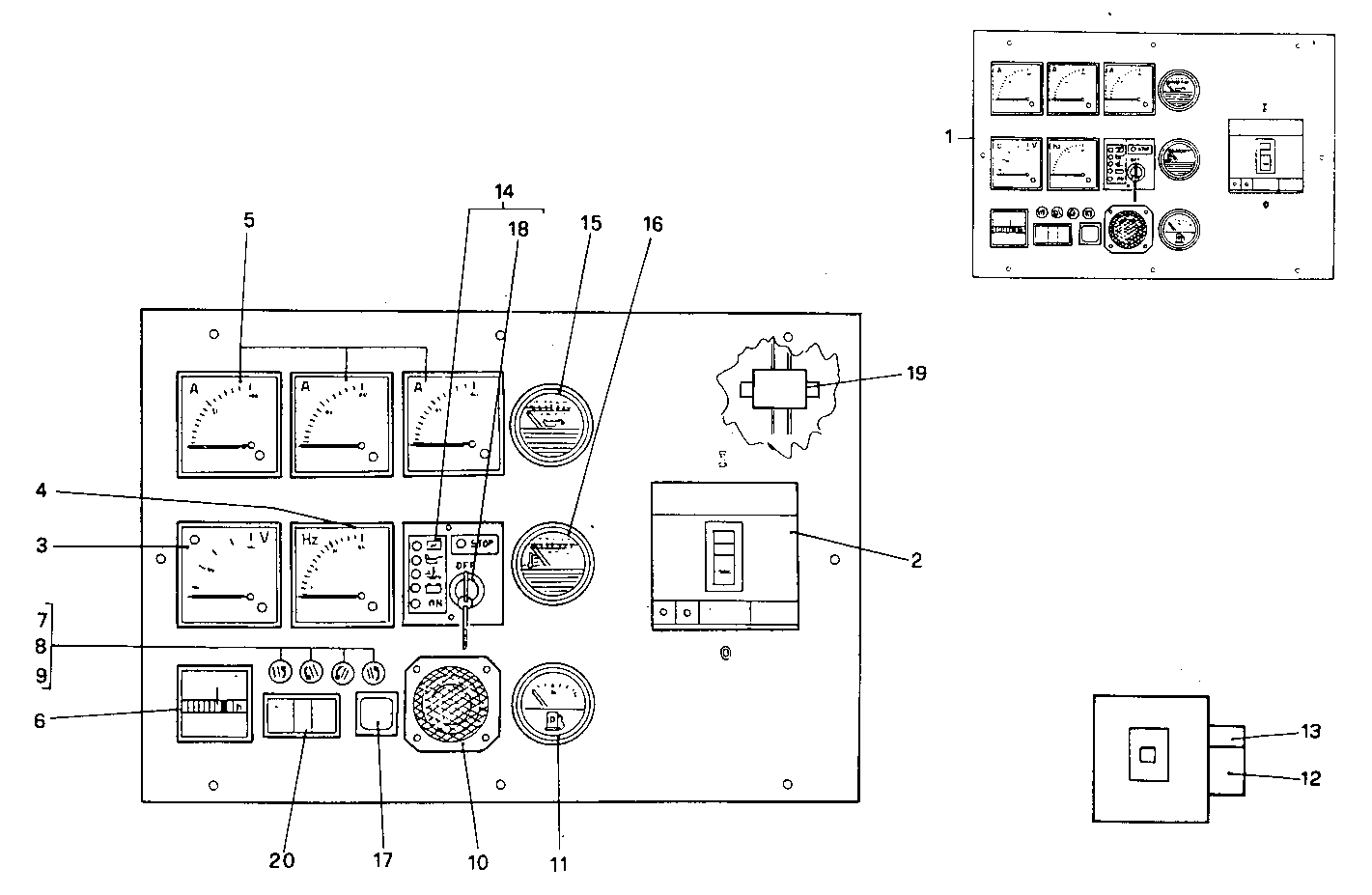 Iveco/FPT MANUAL CONTROL BOARD