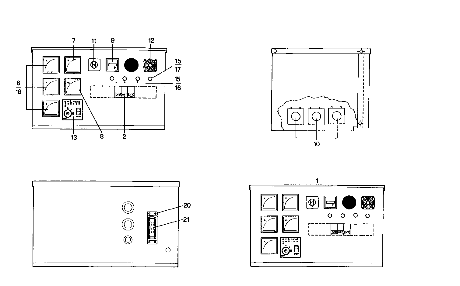 Iveco/FPT MANUAL CONTROL BOARD