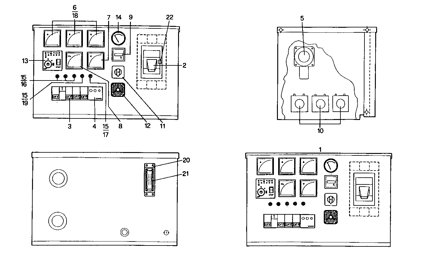 Iveco/FPT MANUAL CONTROL BOARD