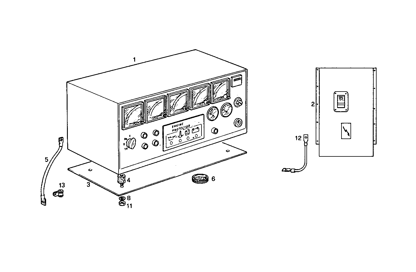 Iveco/FPT MANUAL CONTROL BOARD FOR ELECT. MACHINE