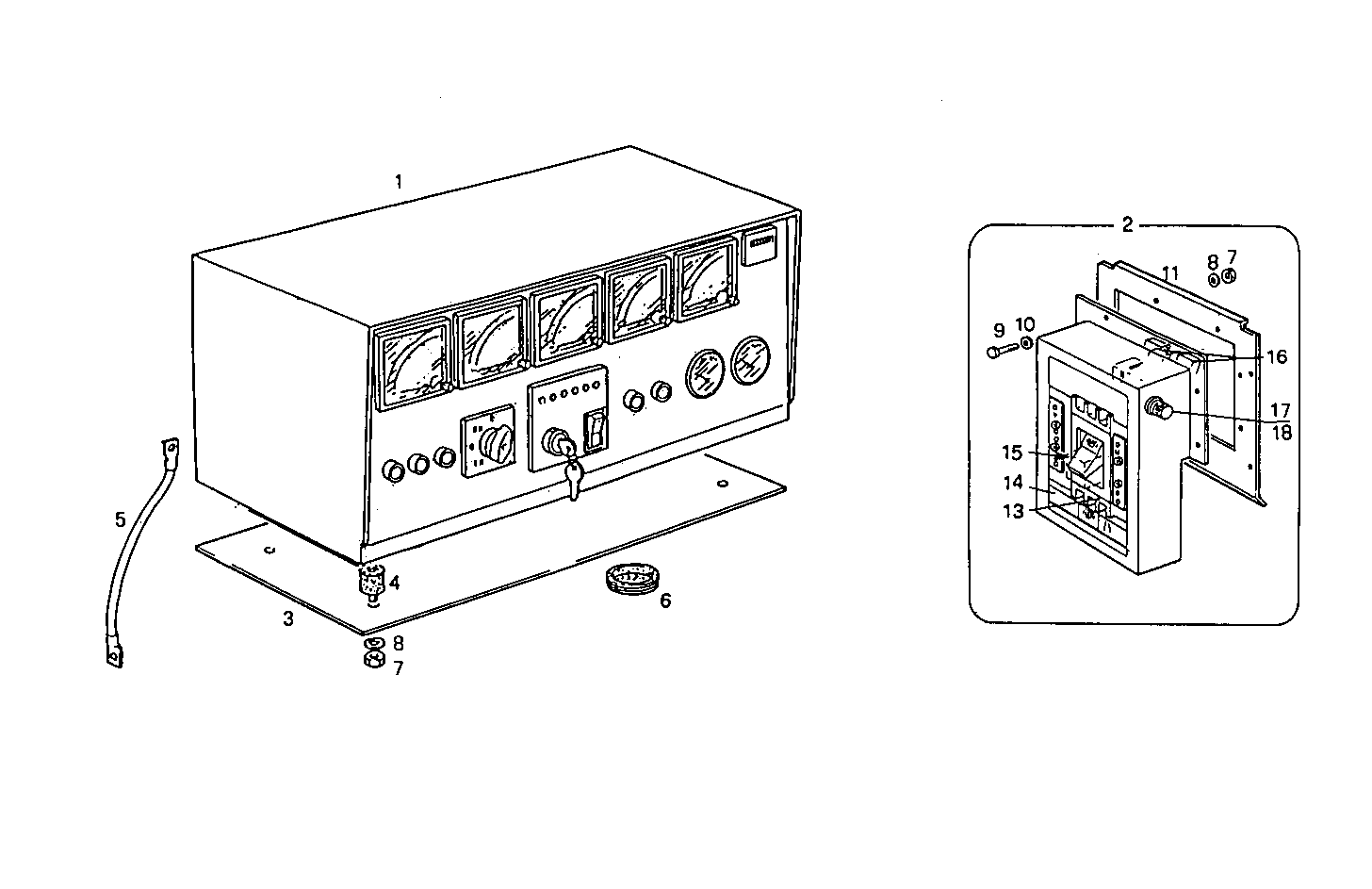 Iveco/FPT MANUAL CONTROL BOARD FOR ELECT. MACHINE