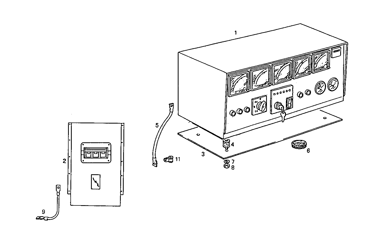 Iveco/FPT MANUAL CONTROL BOARD FOR ELECT. MACHINE