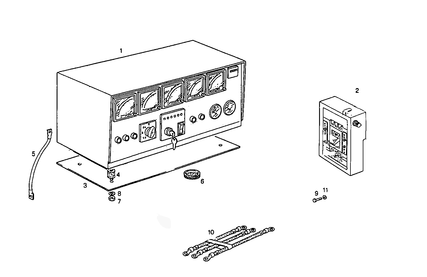 Iveco/FPT MANUAL CONTROL BOARD FOR ELECT. MACHINE