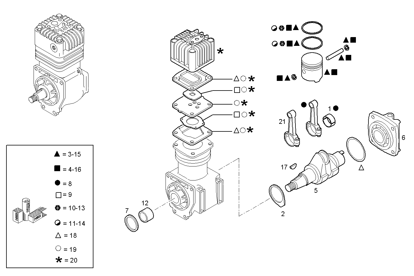 Iveco/FPT AIR COMPRESSOR