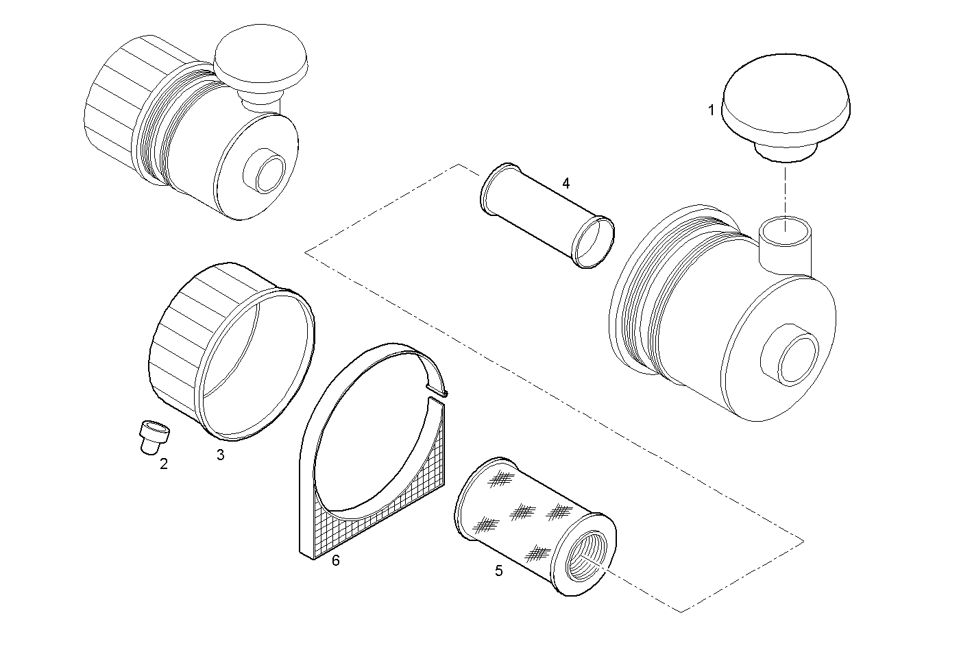 Iveco/FPT DRY AIR CLEANER