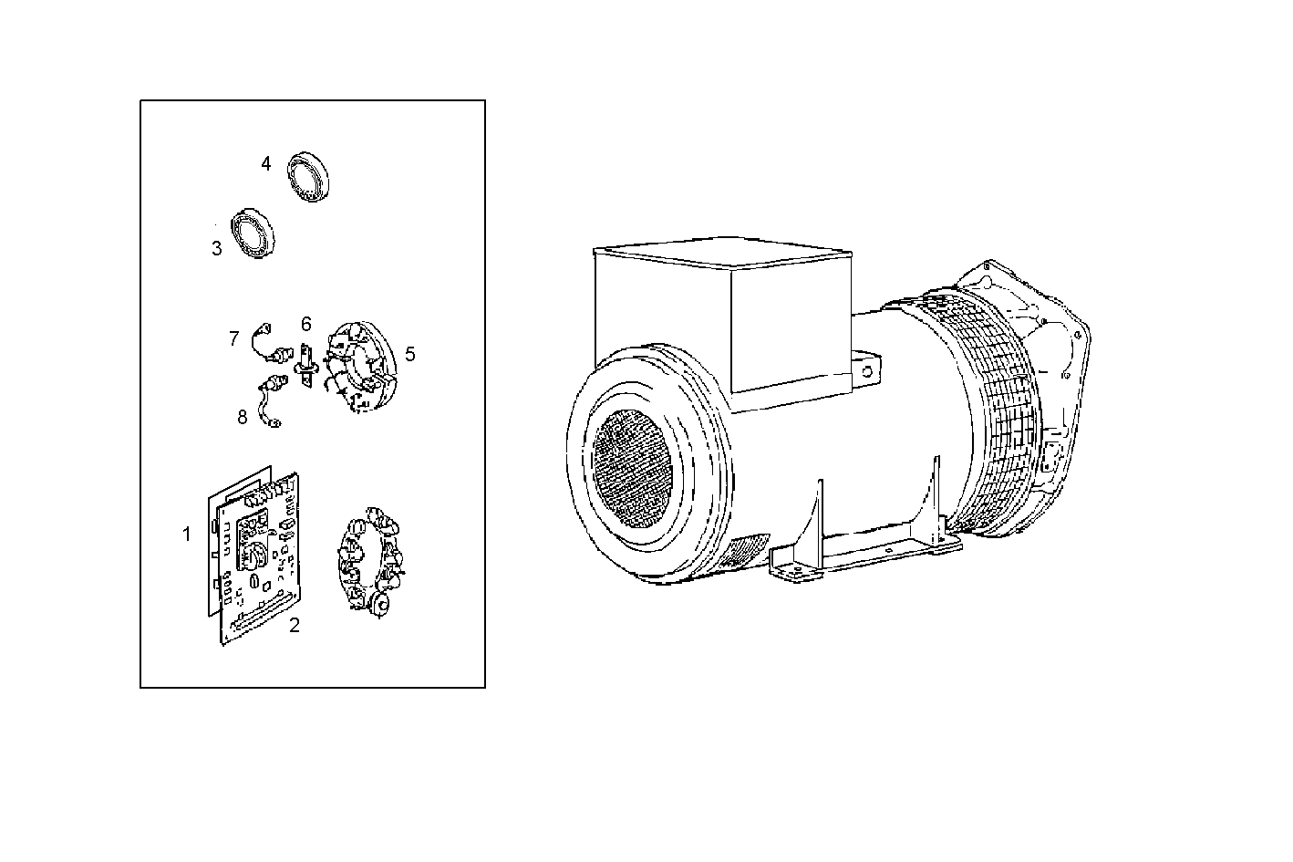 Iveco/FPT ELECTRIC MACHINE (COMPONENTS)