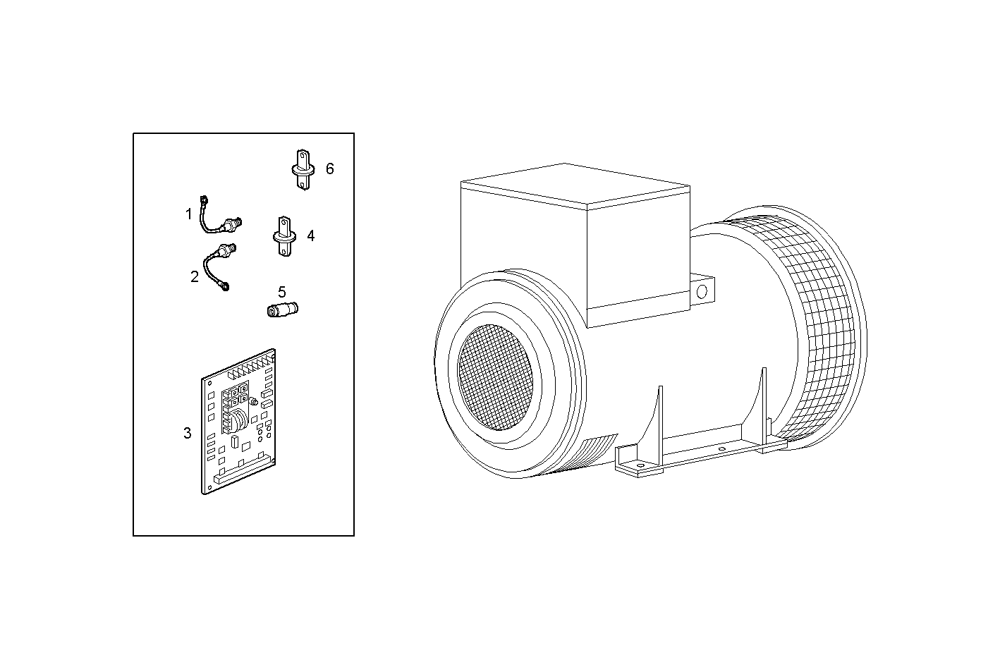 Iveco/FPT ELECTRIC MACHINE (COMPONENTS)