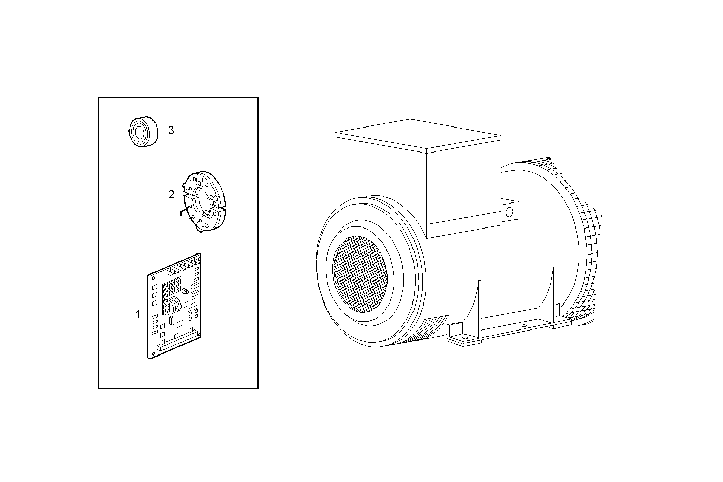 Iveco/FPT ELECTRIC MACHINE (COMPONENTS)